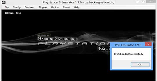 ps2 emulator bios error